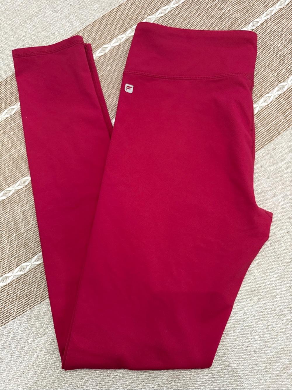 Fabletics Raspberry Red High-Waist Leggings